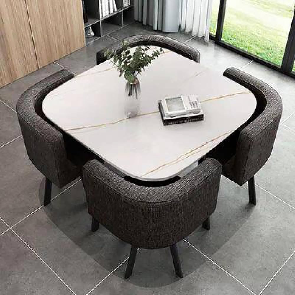 ⭐Jing⭐　INOUT NEW Standard Table SDHYL 5-Piece Dining Table Set with 4 Chairs, Dining Room